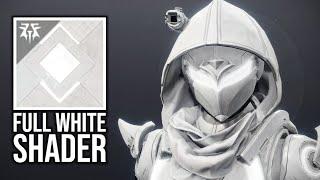 TRUE FULL WHITE SHADER Is Coming! DO NOT MISS THIS! - Destiny 2 Revenant