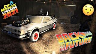 Back To The Future 3 DeLorean Discovered in a Barn! | BEST BTTF CAR! | Car Mechanic Simulator 2021