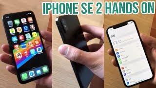 iPhone SE 2 Live hands on - Video Leak - iOS 11 - Notch - Square Sides