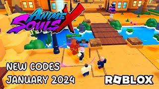 Roblox Anime Souls Simulator X -New Codes January 2024