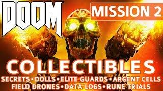 Doom - Mission 2 Collectible Locations (Secrets, Collectibles, Logs, Guards, Cells, Drones, Trials)