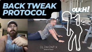 Back Tweak Fix! (flexion-intolerant protocol)