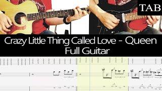 CRAZY LITTLE THING CALLED LOVE - Queen (Brian May): FULL guitar cover + TAB