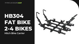 Treasurall HB304 rear mount 2“ hitch car bike carrier brief introduce