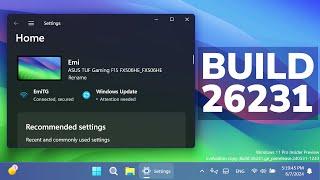 New Windows 11 Build 26231 – New File Explorer Button, Task Manager Updates, Fixes (Canary)