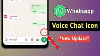 Whatsapp Group Voice Chat Icon New Update Features