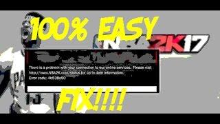 (NBA2K17) "HOW TO CONNECT TO THE 2K SERVERS" (EASY FIX 100% WORKING)