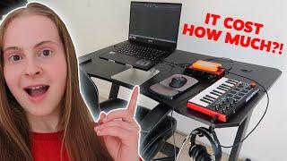 BASIC HOME STUDIO SETUP OF A MUSIC PRODUCER (it cost HOW MUCH?!)