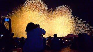 [4K]  Summer Festival Firework | Shimizu Port, Shizuoka Japan Hanabi | ASMR Japan Walk