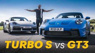 NEW Porsche 911 GT3 vs Turbo S: Agility vs Power | 4K