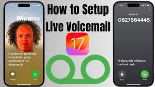How to setup live Voicemail | Live Voicemail ios 17 | How to fix live Voicemail not working |