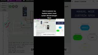 Smart Curtain System with Blynk App control || Wokwi #esp32 #arduinoide #wokwi #esp32project