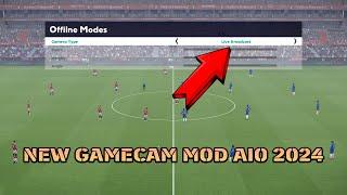 NEW GAMECAM MOD AIO 2024 - PES 2021 & FOOTBALL LIFE 2024