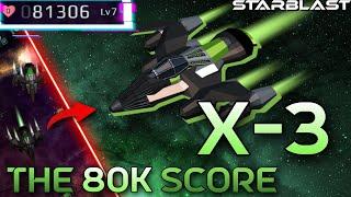 80K Score Shadow X-3 | TEAM MODE ASIA | STARBLAST.IO