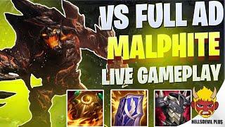 Malphite vs Full AD = Free Win - Wild Rift HellsDevil Plus Gameplay