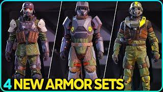 4 New Armor Sets Showcase Helldivers 2