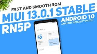 MIUI 13.0.1 Stable For Redmi Note 5 Pro | Android 10 | Smooth Rom | January Security Patch