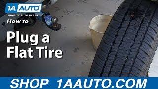 How To Plug a Flat Tire with a 1A Auto Tire Repair Kit