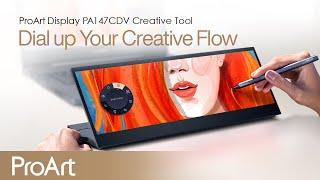 Dial up Your Creative Flow - ProArt Display PA147CDV Creative Tool | ASUS