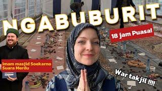 PUASA DISINI 18 JAM !!! NGABUBURIT + BUKBER DI MASJID BIRU SOEKARNO