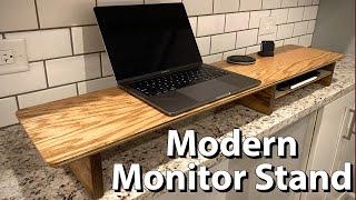 How to Build a DIY Monitor Desk Stand - Make Your Own Grovemade Desk Shelf!