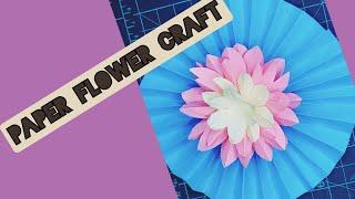 How to make beautiful paper flower||zenith creation||Art and crraft