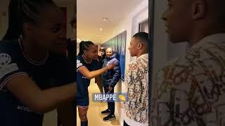 Kylian Mbappe congratulates PSG’s Feminine after UCL match 