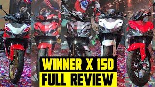 HONDA WINNER X 150 2024 FULL REVIEW PHILIPPINES | PRICE SPECS FEATURES TEST DRIVE COLOR VARIANTS