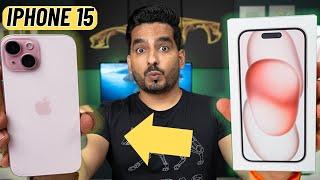 Pink iPhone 15 Unboxing! What's New in iPhone 15?