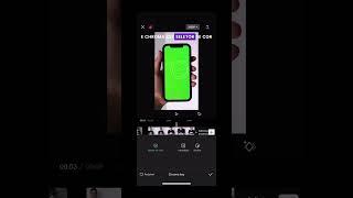 Efeito saindo da tela do celular no CapCut