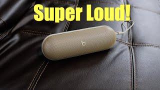 New Beats Pill Unboxing & Review with Sound Test! Gold Champagne - Crazy Loud Bluetooth Speakers