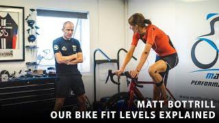 Bike Fit Levels | Matt Bottrill Performance Coaching