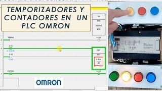 Temporizadores y contadores en un PLC Omron, software CX Programmer