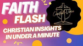 Faith Flash: Christian Insights in Under a Minute | Created-Verse #shorts