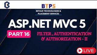 Filters, Authentication and Authorization - II  in MVC In Asp.net MVC 5