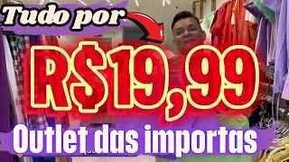 ACHEI NO BRAS- R$20,00 OUTLET ￼DE ROUOAS IMPORTADAS COM PREÇO ÚNICO NO BRÁS TODA SEMANA TEM NOVIDADE