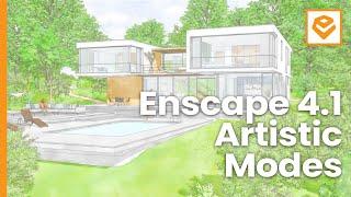 Create Stunning Designs with Artistic Visual Modes in Enscape | Tutorial