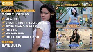 Background Mobile Legends x Cewek Tiktok Ratu Aulia Full UI Terbaru