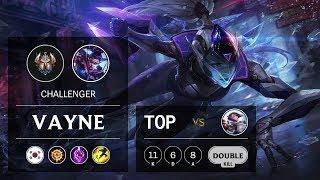 Vayne Top vs Fiora - KR Challenger Patch 9.19