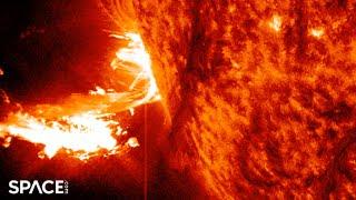 X2.9 flare! Sunspot AR3664 returns with major eruption, spits fire