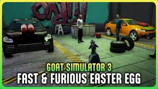 GOAT SIMULATOR 3 - Fast & Furious Easter Egg