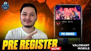 Valorant Mobile Pre-Register - Auto Download Step Wise Guide