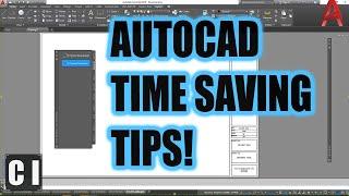 8 Simple Time Saving AutoCAD Tricks! - Easy Must-Know Productivity Tips