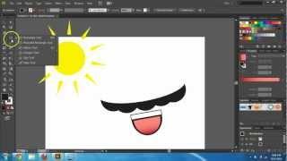 Adobe Illustrator CS6 Basics - Shapes and Pathfinder Tool Tutorial