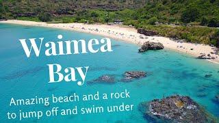 Waimea Bay - Amazing Beach with Rock Jumping and Diving