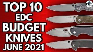 Top 10 BEST Budget EDC Folding Knives - June 2021