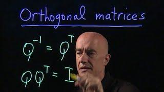 Orthogonal matrices | Lecture 7 | Matrix Algebra for Engineers