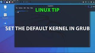 LINUX: How to set the default kernel in GRUB