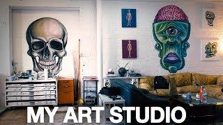 How did I get my own Studio? - (In Depth Art Studio Tour)