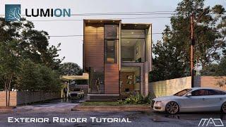 Lumion 11 realistic exterior render settings